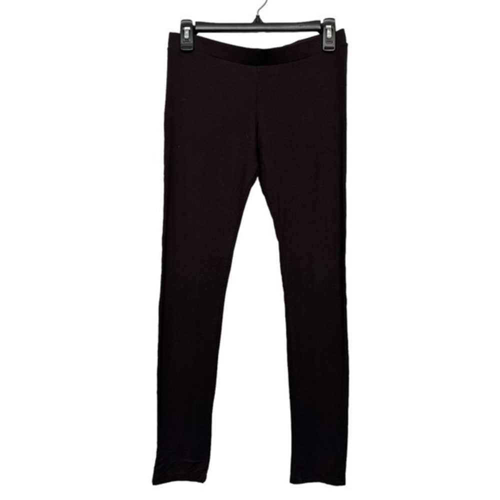 Women’s Zara Basics Brown Pull-Up Pull-On Stretch Leggings Size Medium EUC #1082